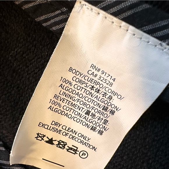 A|X Armani Exchange Black Knit Blazer Size Small - Picture 5 of 7